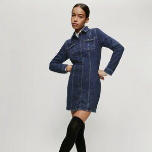 Reformation Newman Denim Mini Dress *new condition